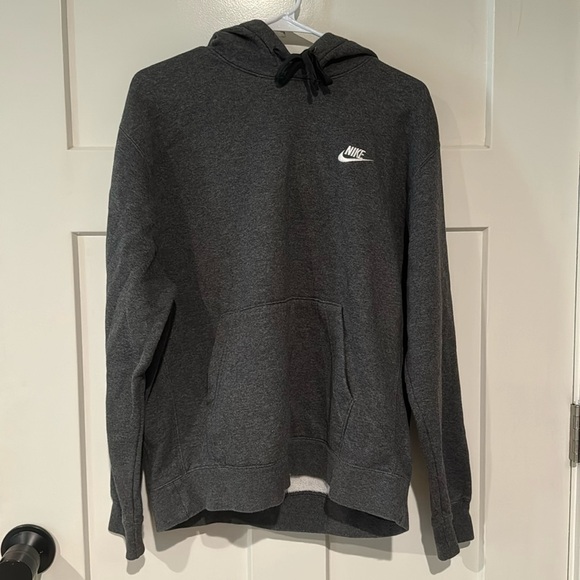 Nike fleece lined sweatshirt, dark heathered grey - Picture 1 of 7
